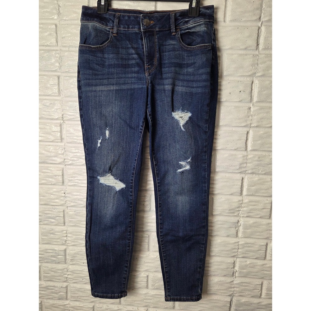 Maurices Jeans Mid Rise Distressed Women's Medium 29 Short Jeans